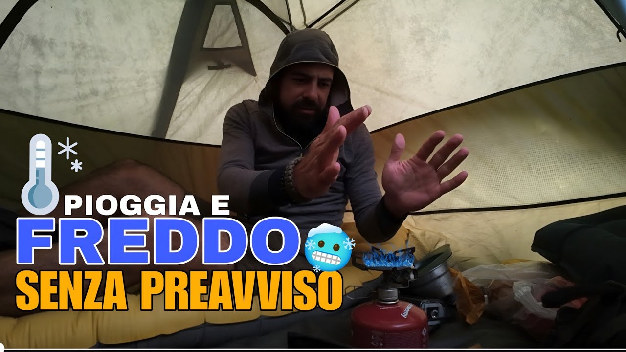 PIOGGIA E FREDDO!! senza preavviso!! MI ADATTO COME POSSO