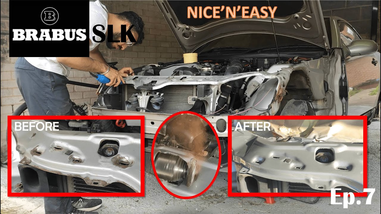 From RUST to RESTORED!  Mercedes BRABUS SLK project car Ep7