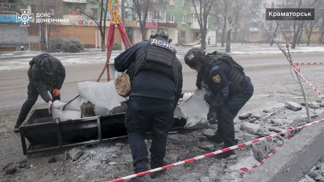 Краматорськ: піротехніки вилучили безпечні залишки ОДАБ-1500