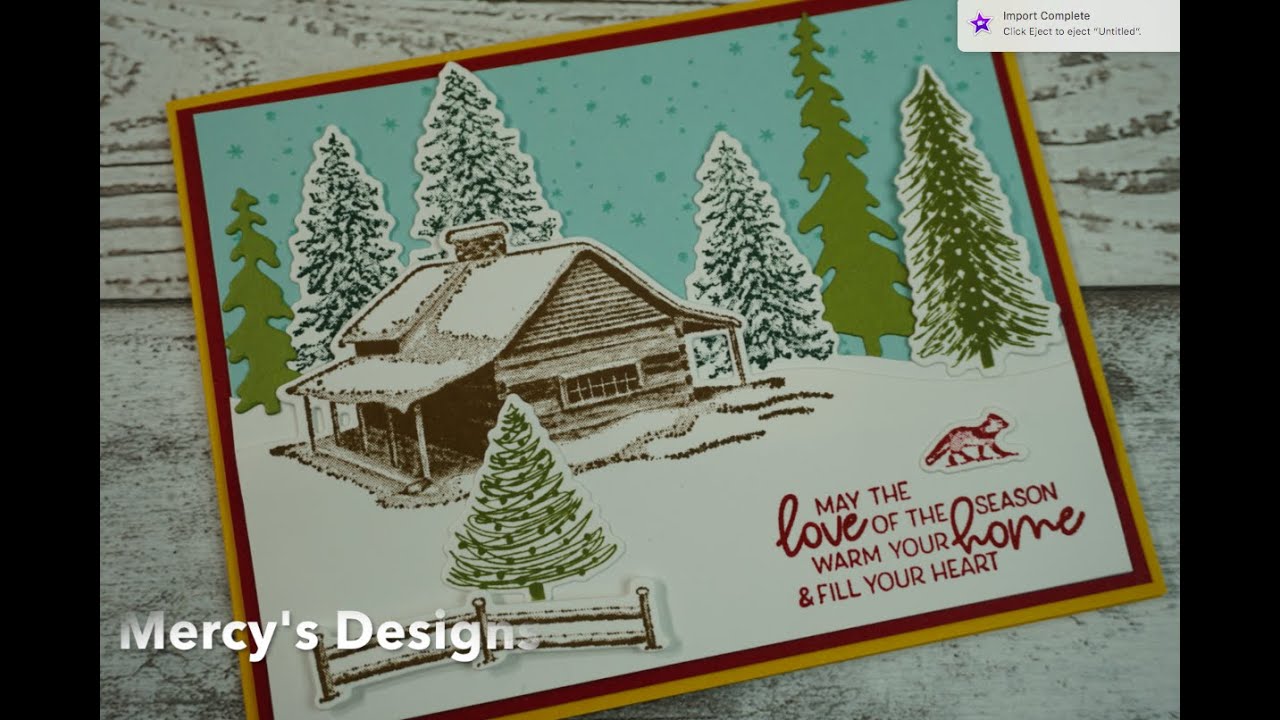 Want Color? Peaceful Cabin (Stampin' Up)