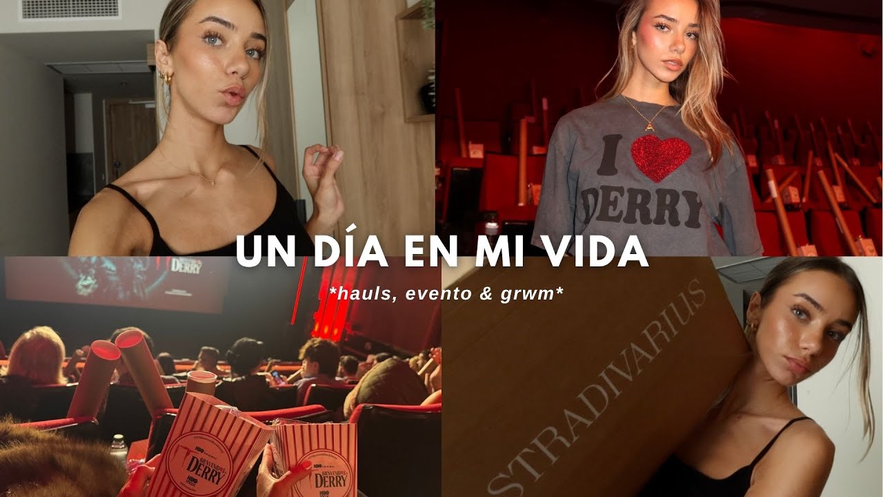 vlog | un día en mi vida: hauls, evento y grwm