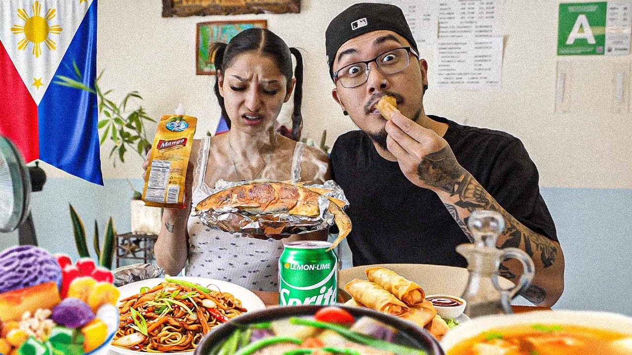 Latina Girlfriend Tried Filipino Food for the First Time!