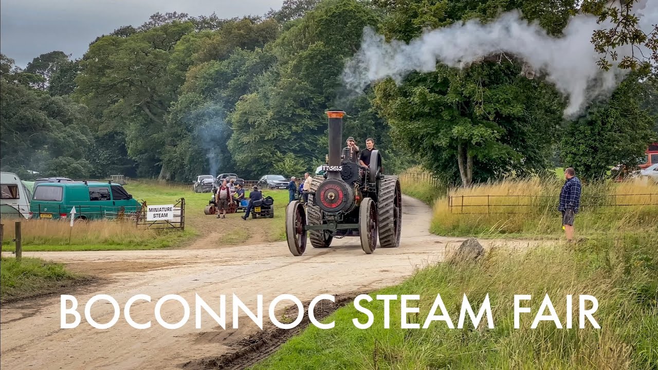Boconnoc Steam Fair 2023 - featuring Steam Tractors & Rollers, Cars, Machinery & Mower Grand Prix!