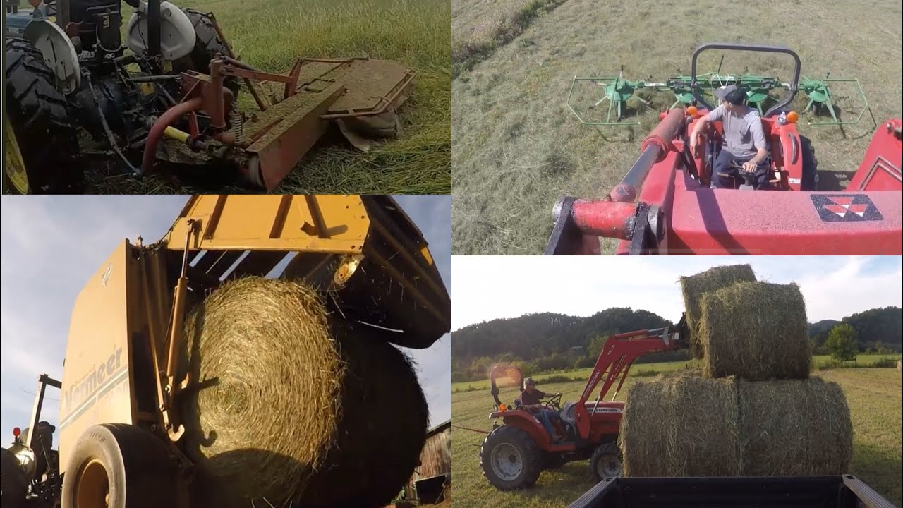 Making 2nd cut hay start to finish