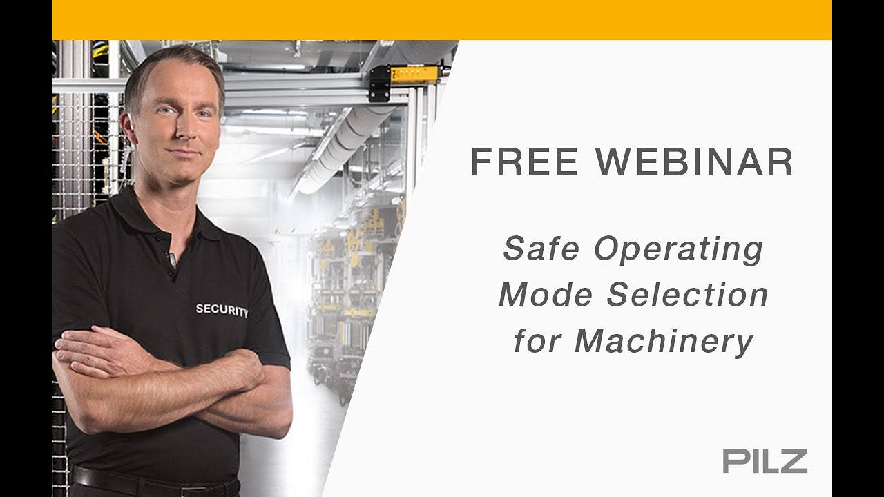 Safe Operating Mode Selection for Machinery