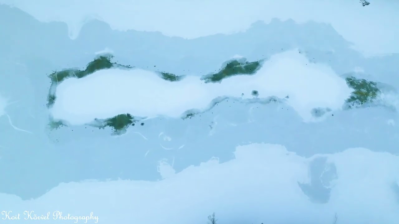 Lumine Võru linn ja Verijärve lumised metsatukad (05.01.2026, DJI Mavic 3 Classic)