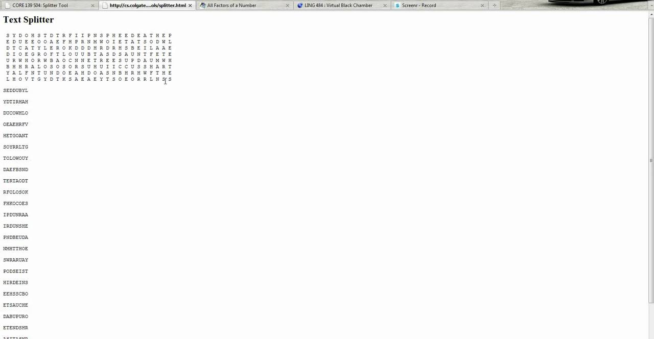 How to solve a columnar transposition cipher