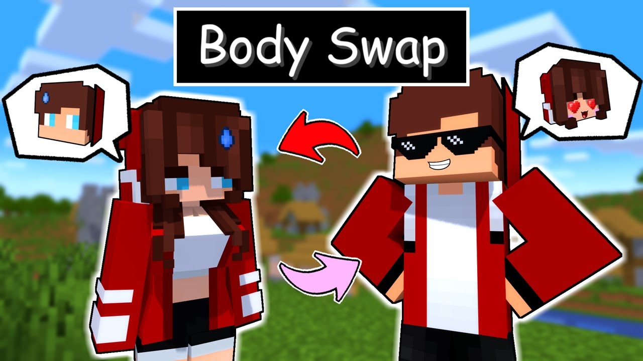 MAIZEN : Another Freaky Body Swap with My Sister?!  - Minecraft Animation JJ & Mikey