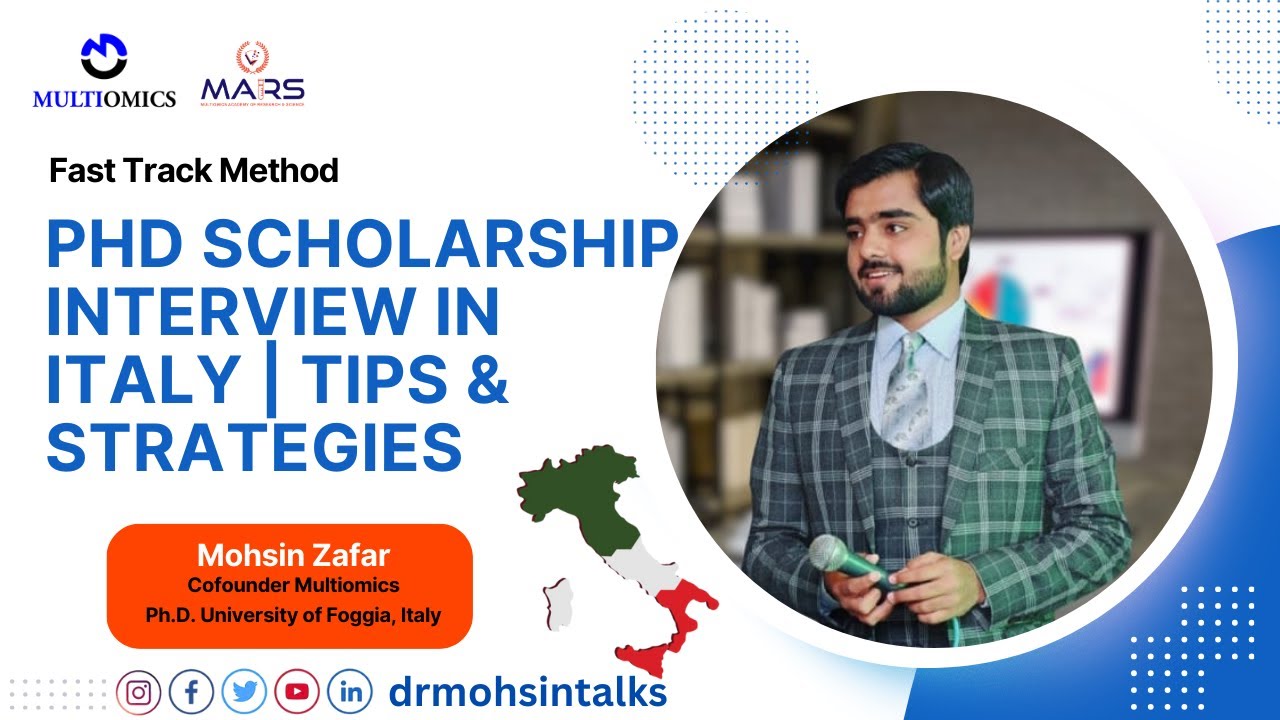 PhD Scholarship Interview in Italy | Tips & Strategies
