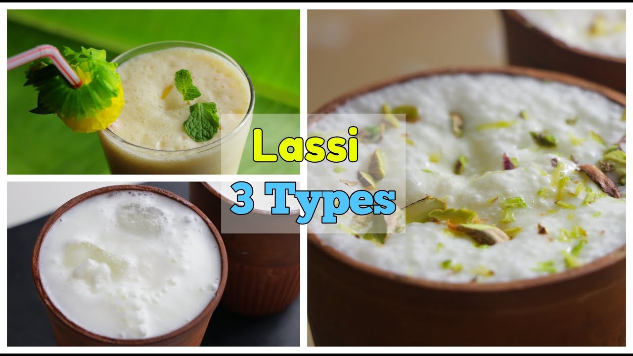 Tasty Lassi Recipe | Best Summer Coolers | 3 Types of Lassi Recipes | In Telugu