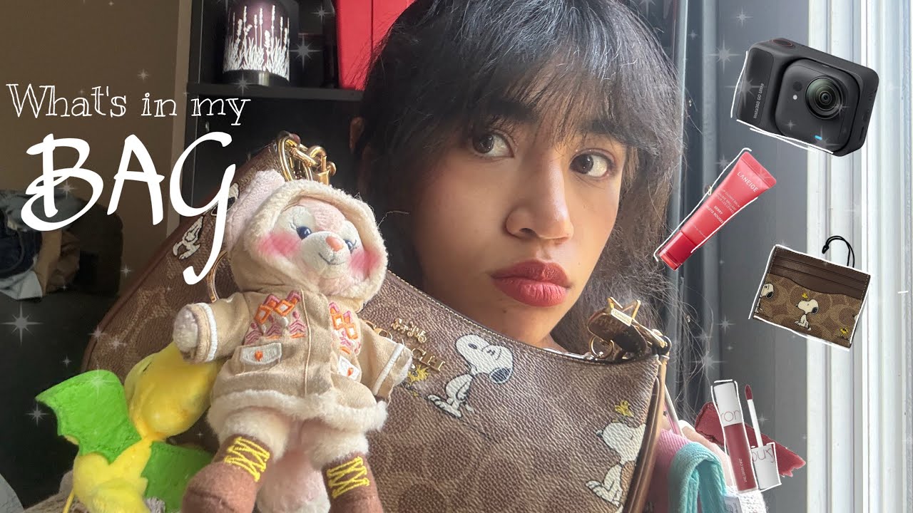 What’s in my bag 2026 // Snoopy Coach ✨👜daily, simple essentials