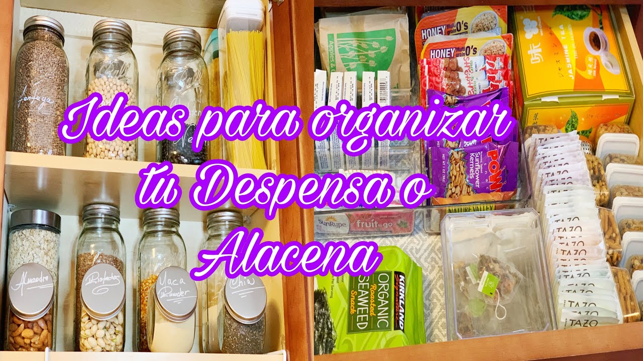Ideas para organizar tu Despensa o Alacena/ Limpieza y organización de la Cocina