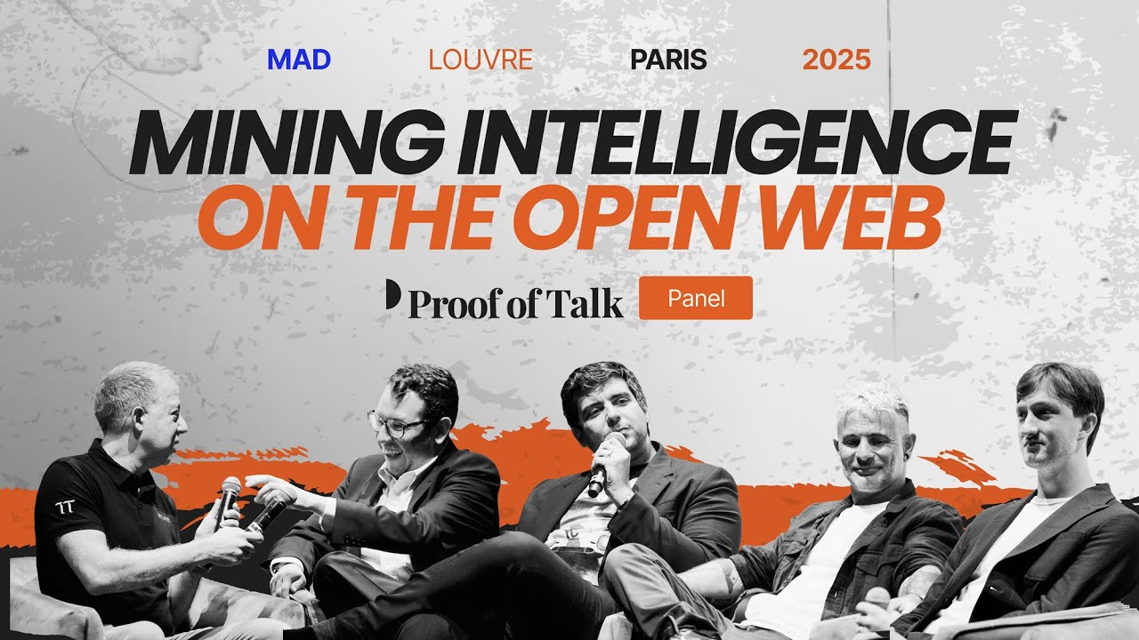 Mining Intelligence on the Open Web | Proof of Talk 2025