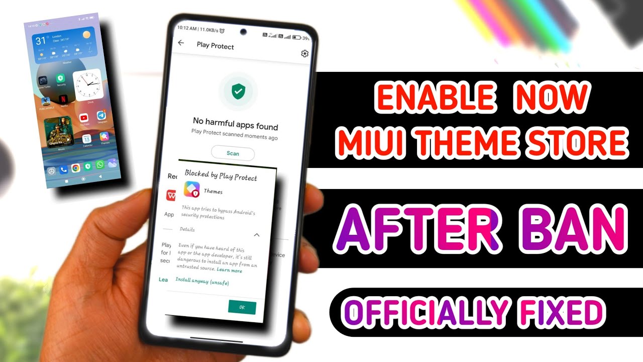 Enable Miui Theme Store After Getting Disable | Finally fixed After Google Ban Miui Theme Store