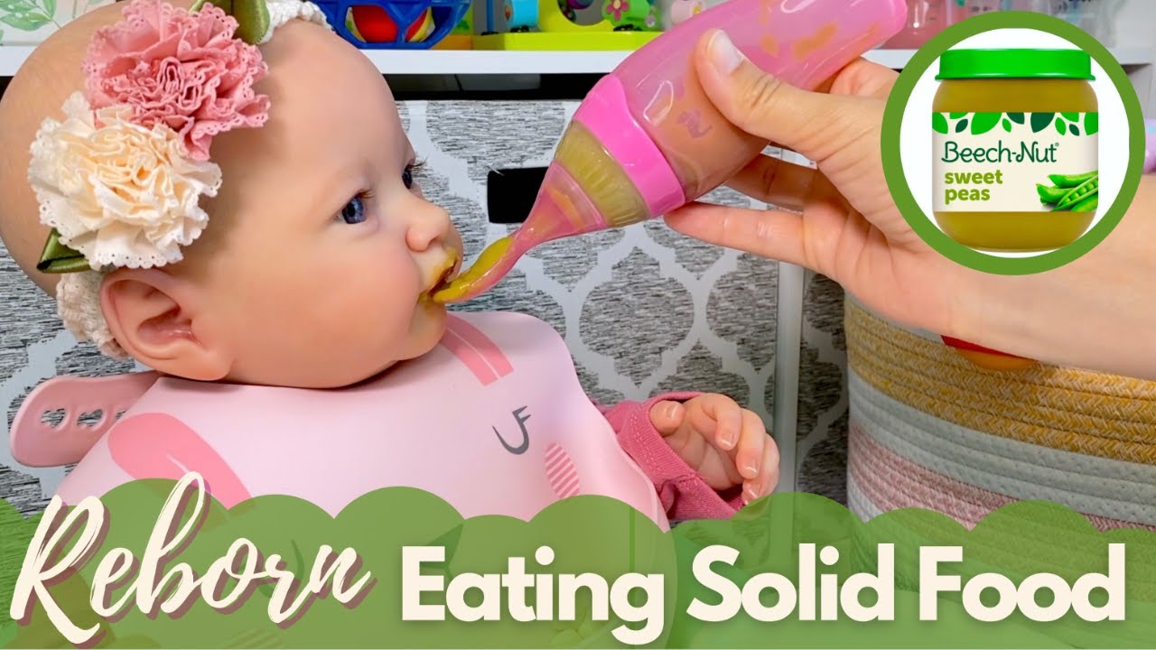 Reborn Baby Skya: Solid Food & Bottle Feeding Baby Skya And Changing Her In To A Cute Winter Outfit!