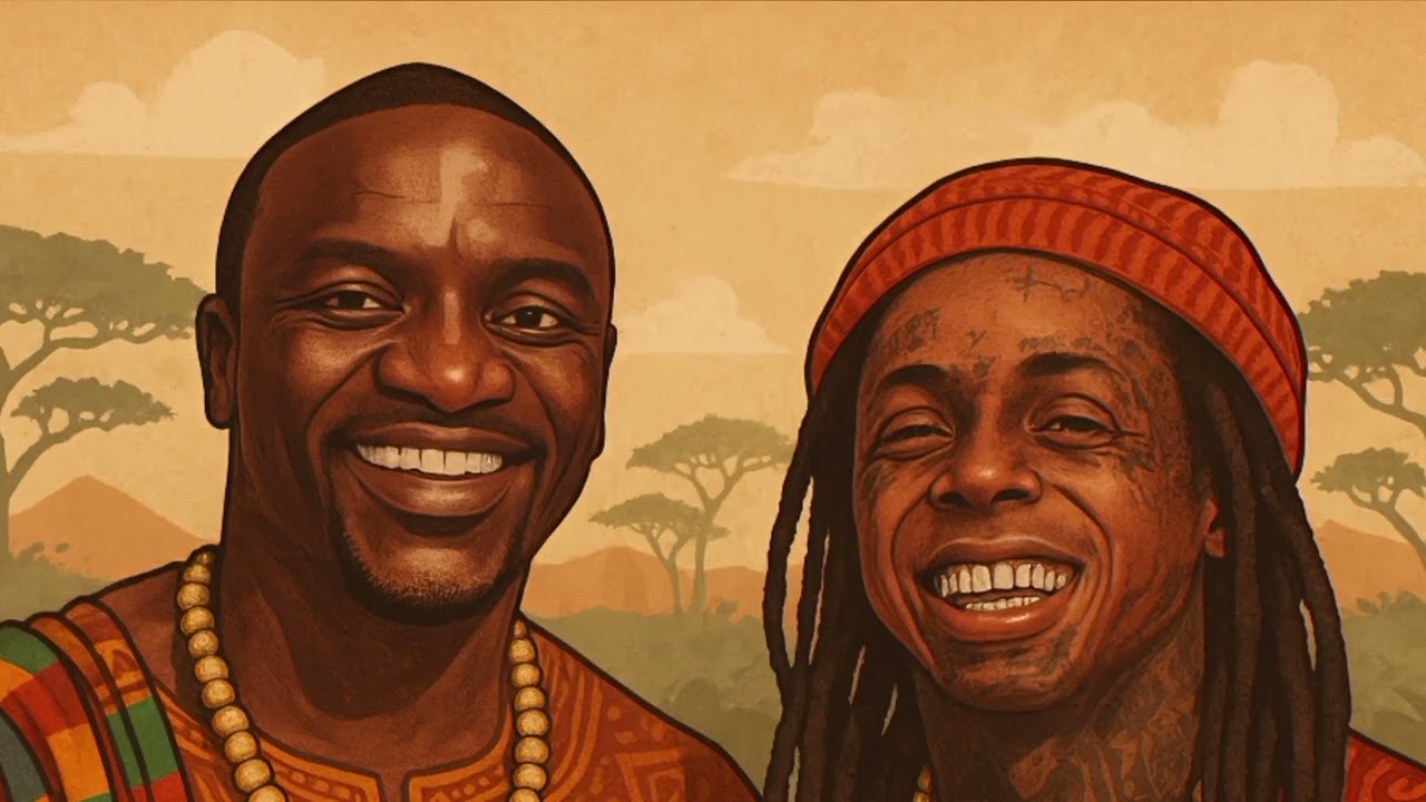 Akon Ft Lil Wayne - Great Africa (Video lyrics) New music 
