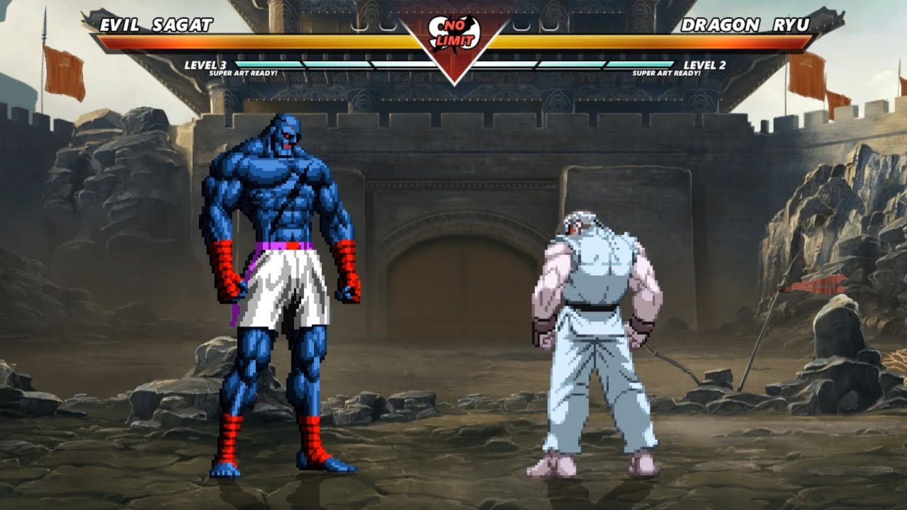 EVIL SAGAT vs DRAGON RYU - The most epic fight ever made!