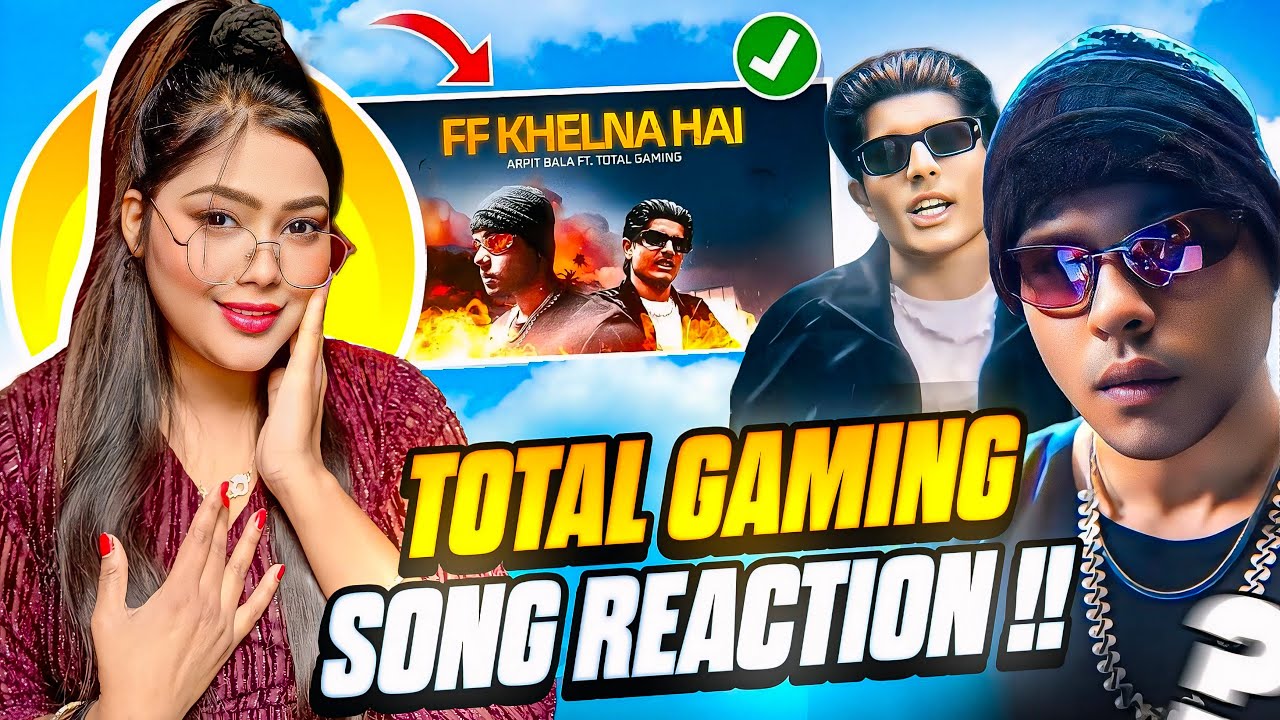 Bade Bhaiya Humko Free Fire Khelna Hai 🤩 | Total Gaming Song Reaction | ​⁠@TotalGaming093