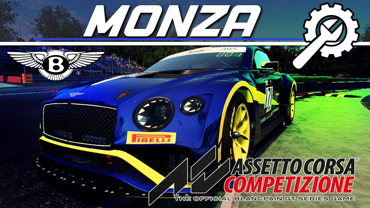 Assetto Corsa Competizione Bentley Continental GT3 Setup at Monza 1:47.???