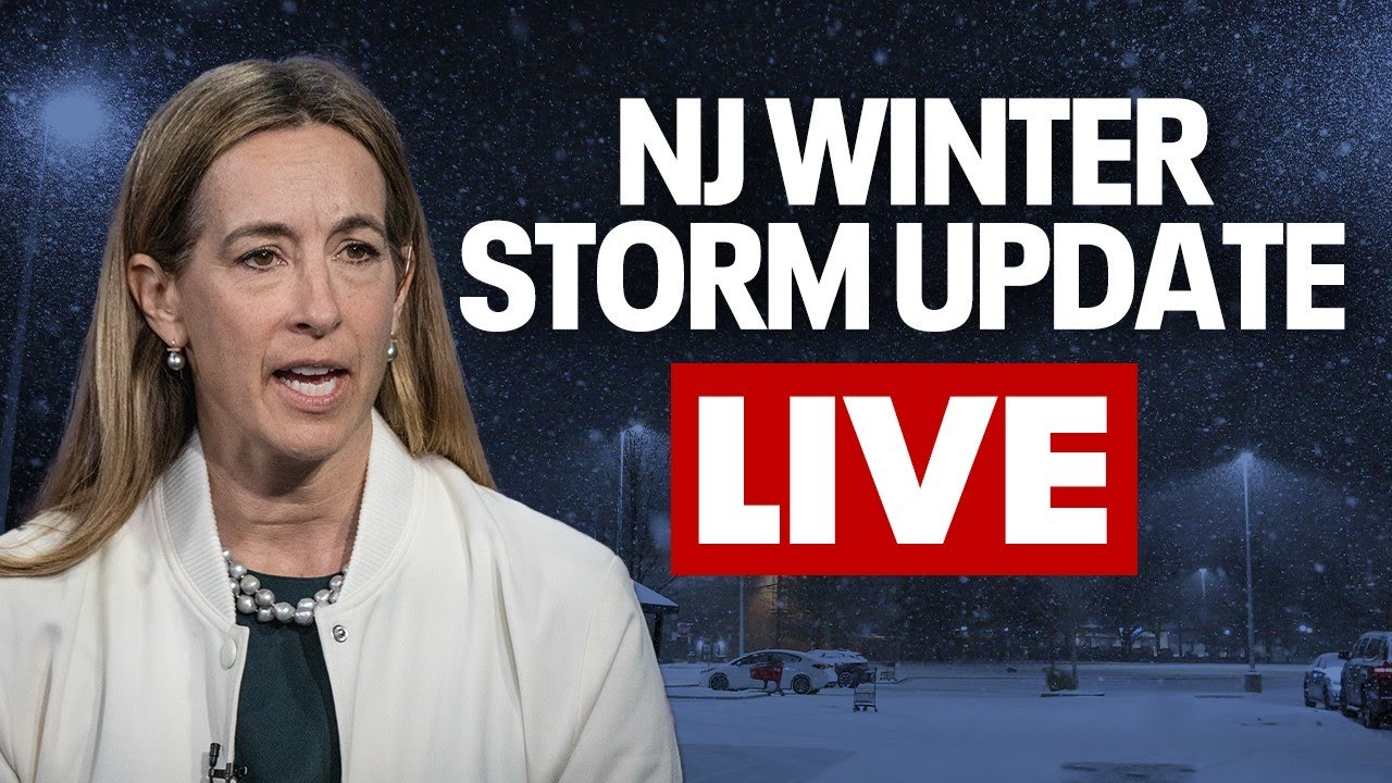 Live: NJ Gov. Sherrill update on major winter storm