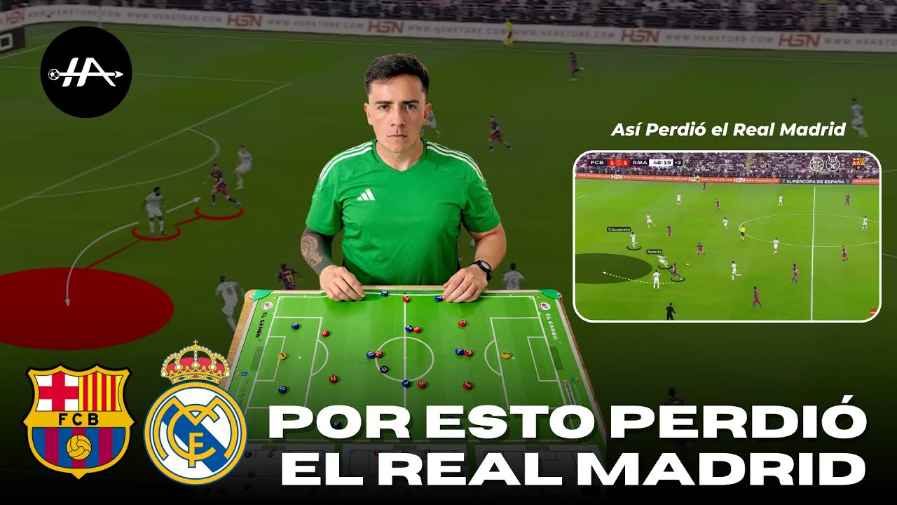 El Real Madrid perdió el clásico por este error ❌⚽️🎯