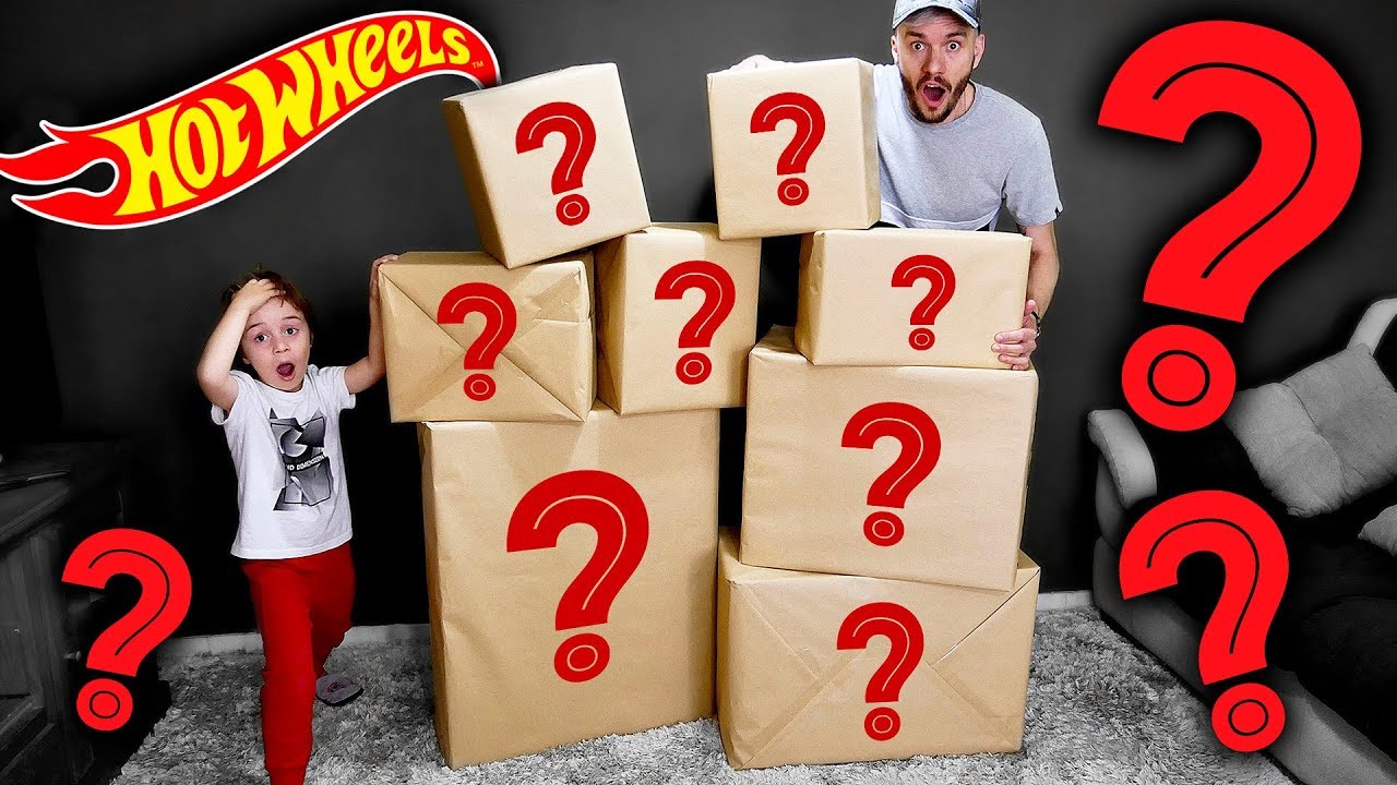 8 CAIXAS MISTERIOSAS DA HOT WHEELS!! Unboxing de Brinquedos da Mattel