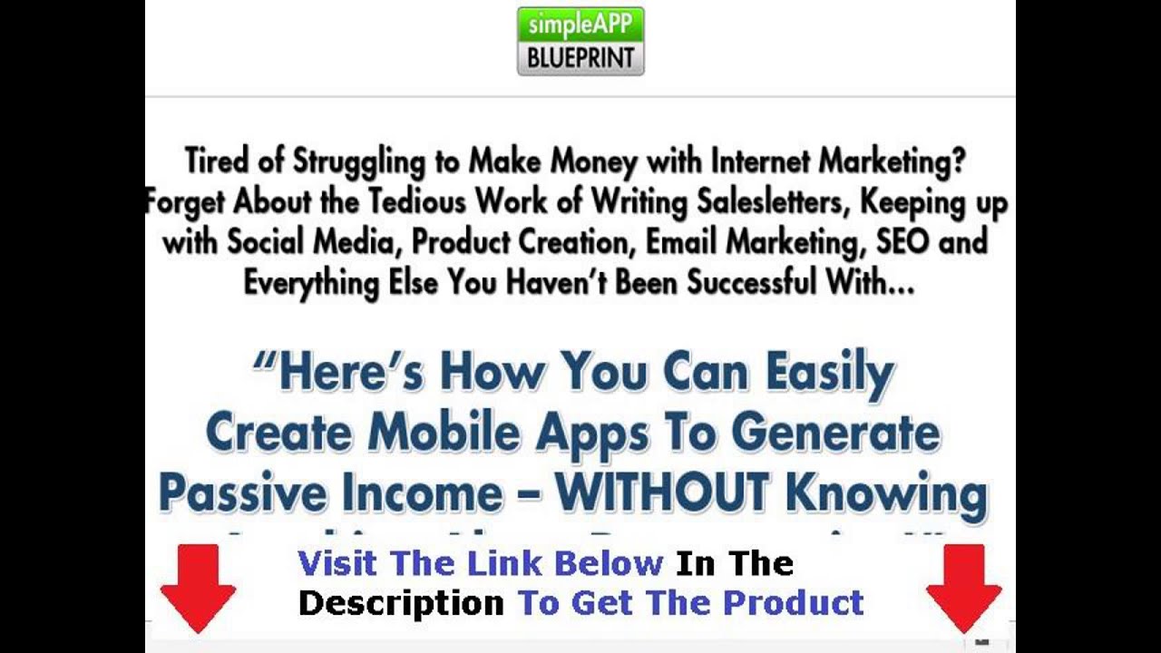 Simple App Blueprint  THE SHOCKING TRUTH Bonus + Discount