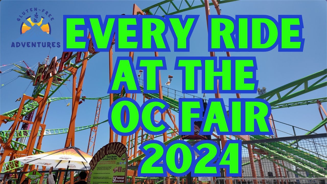OC Fair 2024 Full Rides Tour Orange County Fair in 4k