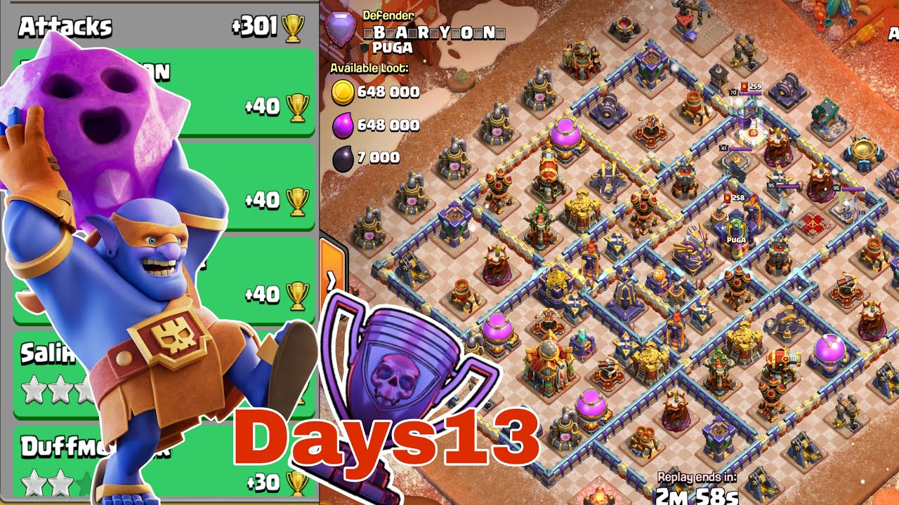 super bowler smash attack strategy th16|legend league attacks February season days13|clash of clans