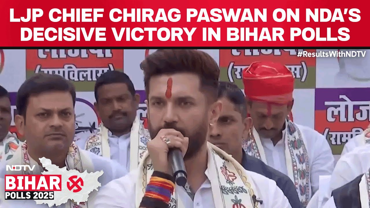 Bihar Elections 2025 | LJP Chief Chirag Paswan On NDA's Decisive Victory In Bihar Polls