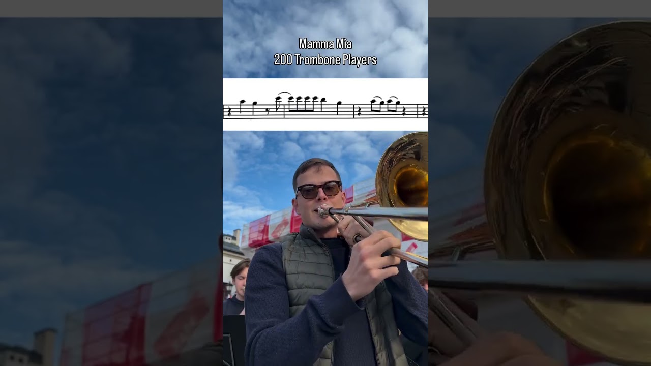 Mamma Mia with 200 Trombone Players on Stage! At the Amazing zywieckiesuwakowanie Festival in the