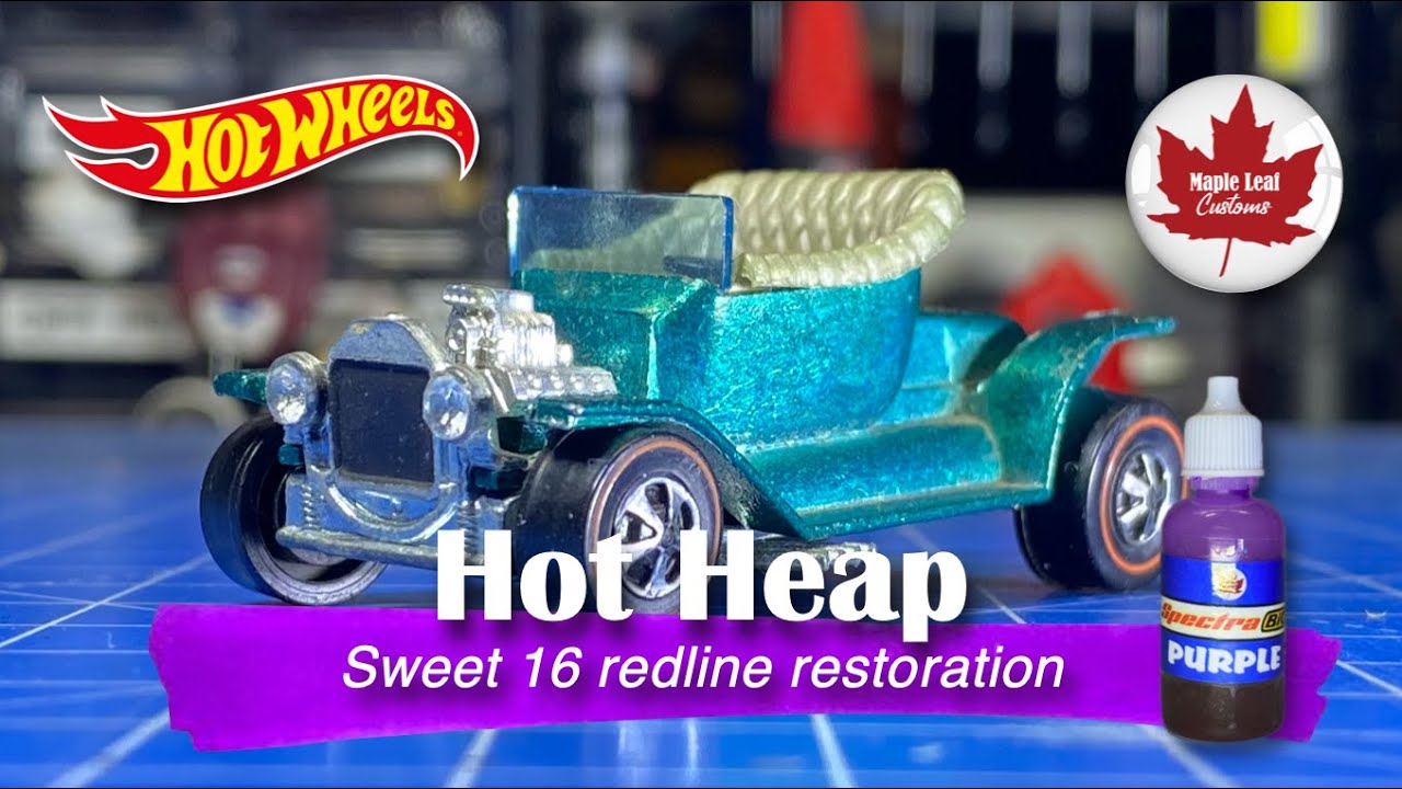 Hot Wheels Hot Heap (413) Реставрация оригинальной модели Sweet 16 redline