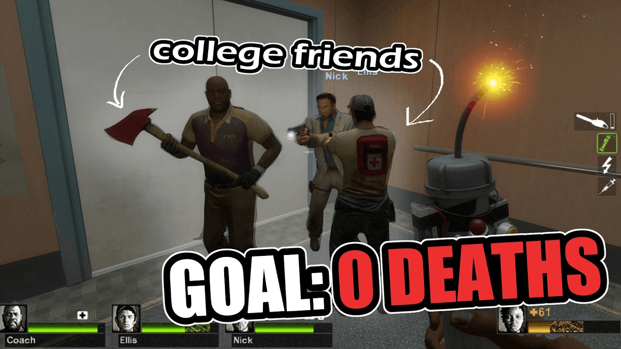 PLAYING LEFT 4 DEAD 2 WITH MY COLLEGE FRIENDS PART 2