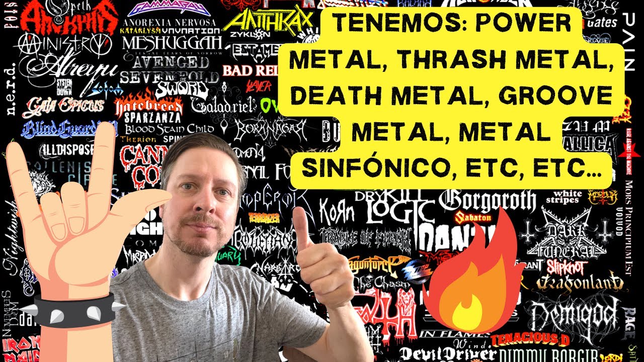 Mis bandas favoritas de METAL por Género: Death Metal, Thrash Metal, Power Metal, etc, etc...