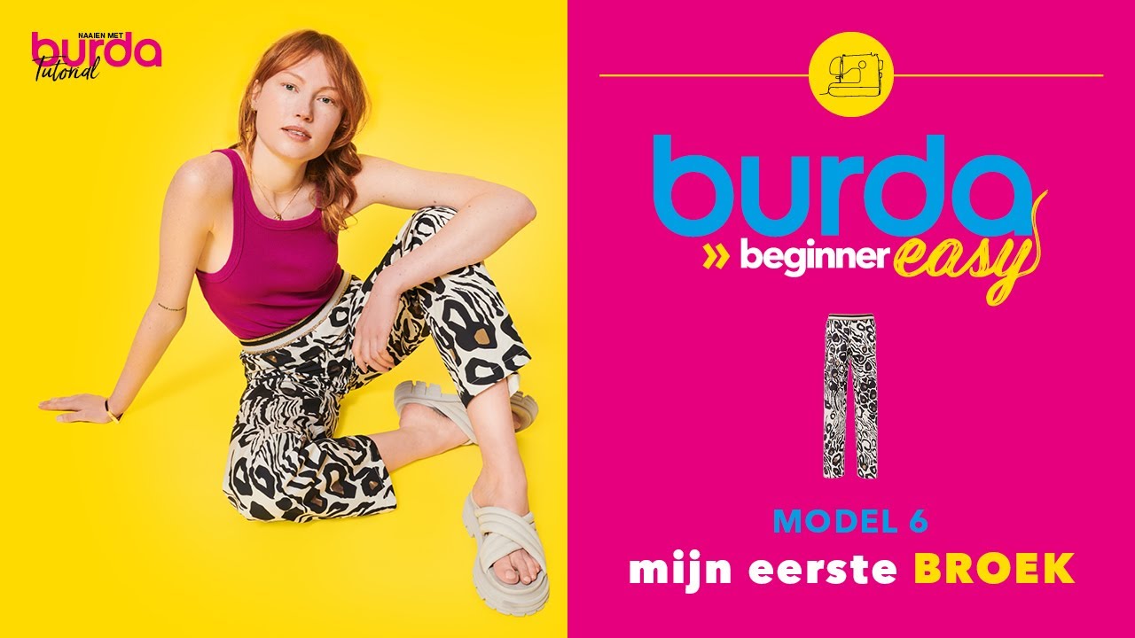 #6 een comfortabele broek | burda easy beginner 2022