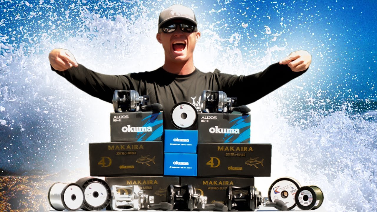Unboxing and Spooling $4000 Worth of Fishing Gear!  {Okuma Makaira & Alijos}