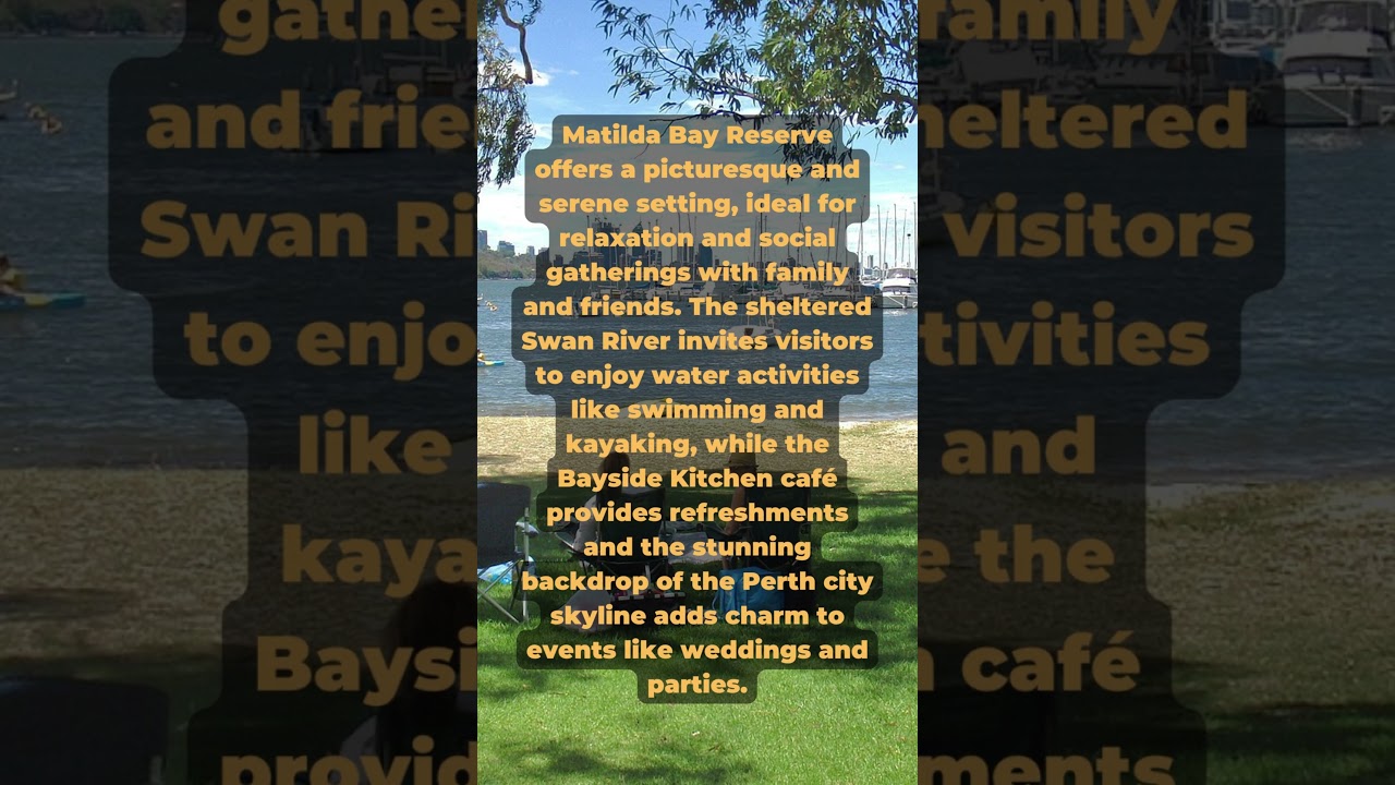Perth Places - Matilda Bay Reserve - Dynamic Support WA