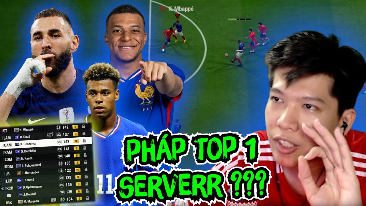 (FC ONLINE) ĐÂY LÀ TUYỂN PHÁP ĐƯƠNG ĐẠI TOP 1 SERVER HIỆN TẠI ???????