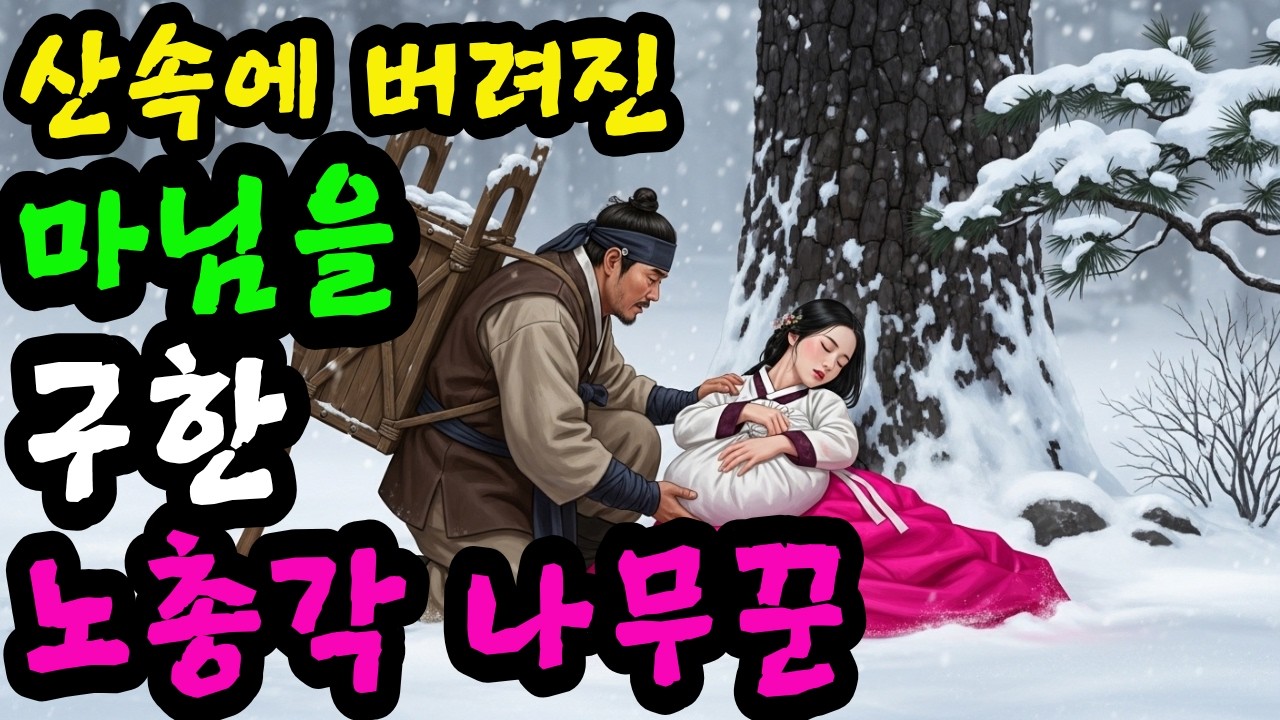 [달빛야담]산속에 버려진 마님을 구한 노총각 나무꾼ㅣ야담.민담.전설.설화.옛날 이야기.오디오북.수면동화.조선이야기.조선야담.조선로맨스