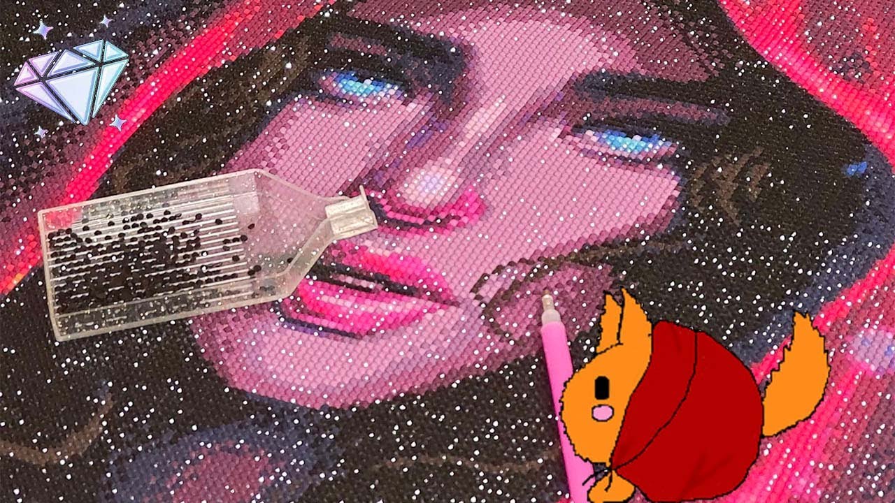 Diamond Painting Red Riding Hood - Diamond Art Club - Time-Lapse