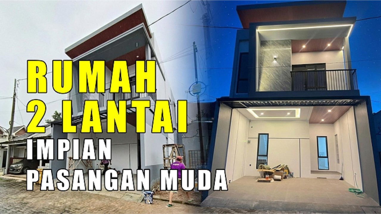 Rumah 2 lantai impian pasangan muda