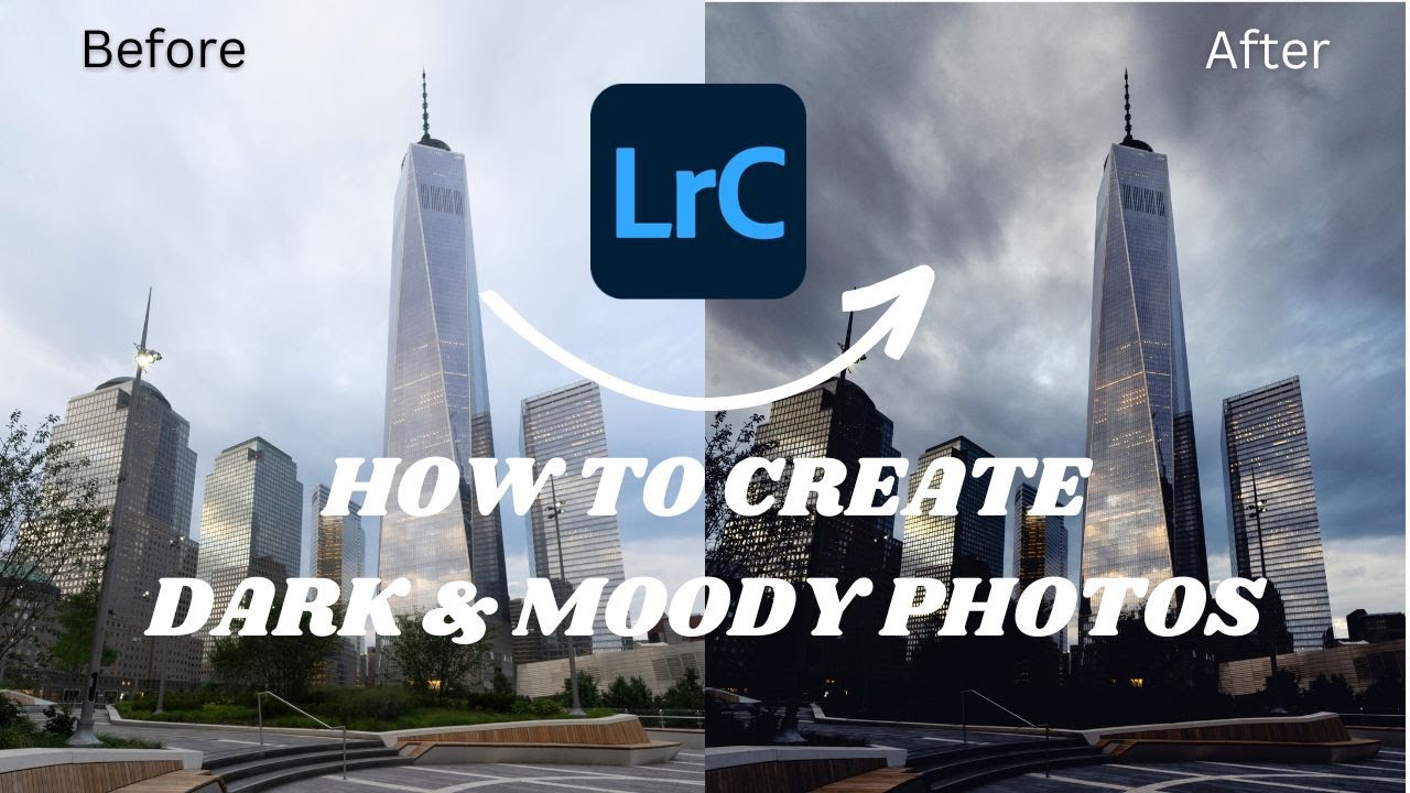 How to Edit DARK MOODY PHOTOS in Lightroom