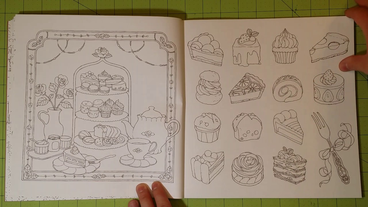 The My Colorful Town by Chiaki Ida coloring book review and flip through by unknown artist