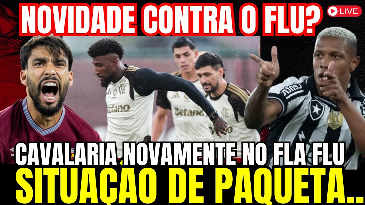 FLAMENGO QUER TIRAR JOGADOR DO BOTAFOGO I SITUAÇÃO NO CARIOCA E INDEFINIÇÃO POR PAQUETÁ