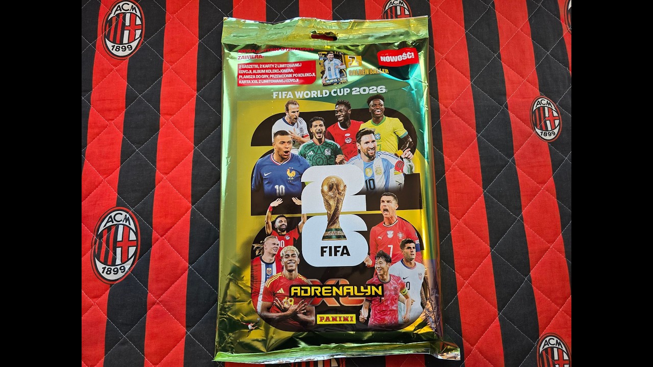 HIT! PANINI FIFA WORLD CUP 2026 -OTWIERAM STARTERPACKA - OMAWIAM KOLEKCJĘ -JAKI GOLDEN BALLER WPADŁ?