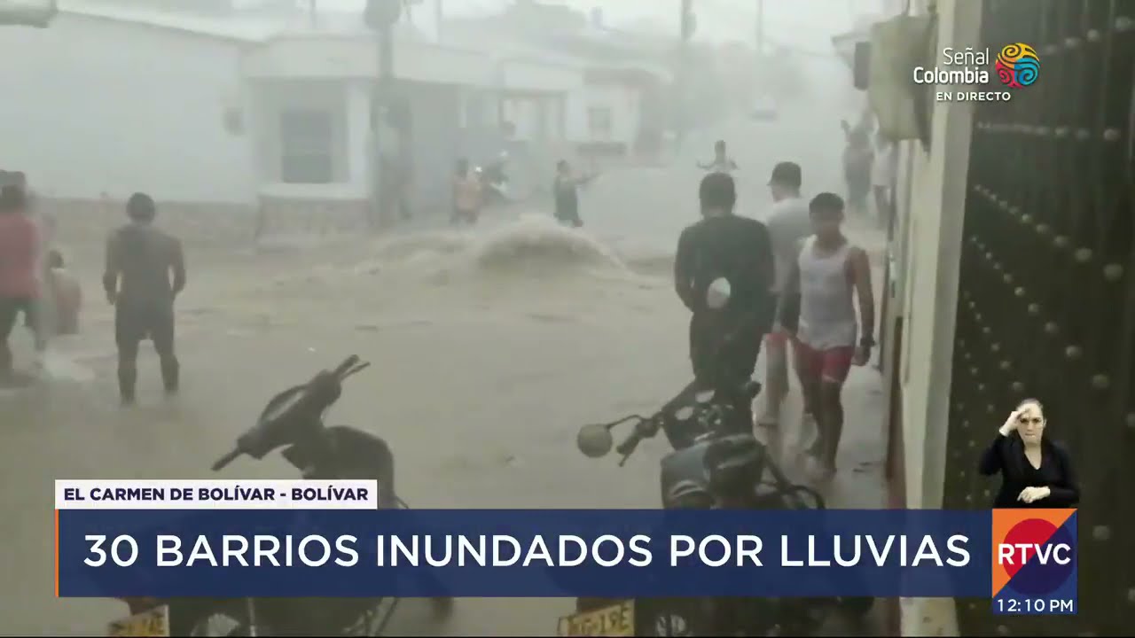 RTVC News | Flooding devastates Carmen de Bol&iacute;var