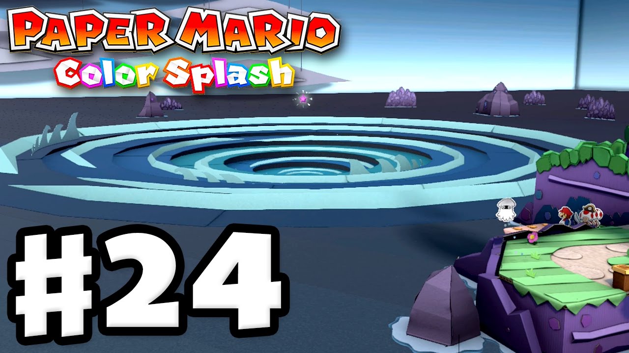 Paper Mario: Color Splash - Gameplay Walkthrough Part 24 - Vortex Island 100%! (Nintendo Wii U)