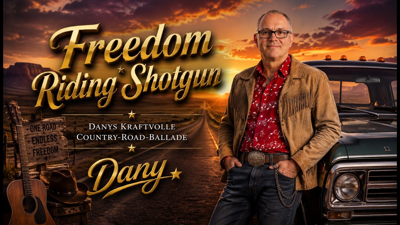 So I drive like freedom’s riding shotgun - Musik und Text by Dany