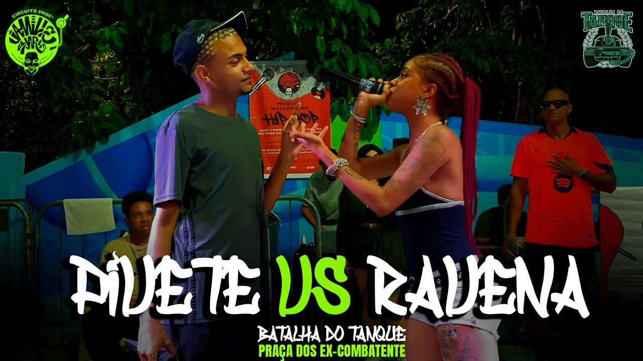 PIVETE vs RAVENA ( FALOU DO EX, DEPOIS DEU EM CIMA 🤣) 1 FASE | Batalha do Tanque | RJ
