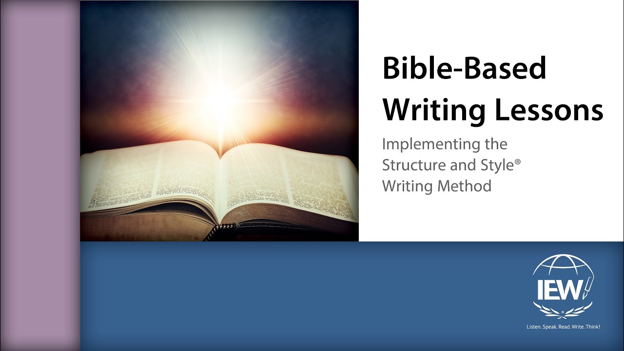 Learn More about the Bible-Based Writing Lessons Teacher/Student Combo!